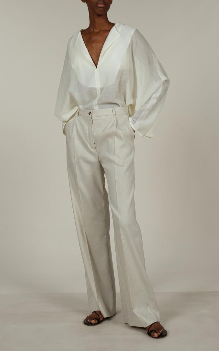 Moda Operandi La Collection Drew Sheer Wool Blouse