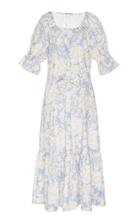 Ephemera Zeppelin Floral-print Cotton Maxi Dress