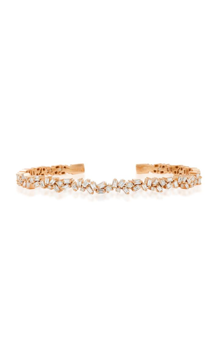 Suzanne Kalan 18k Rose Gold Diamond Bracelet