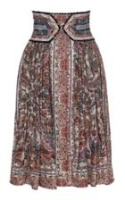 Lena Hoschek Gypsy High Waisted Pleated Skirt
