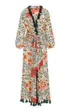 Rhode Resort Lena Floral-print Cotton-voile Maxi Dress