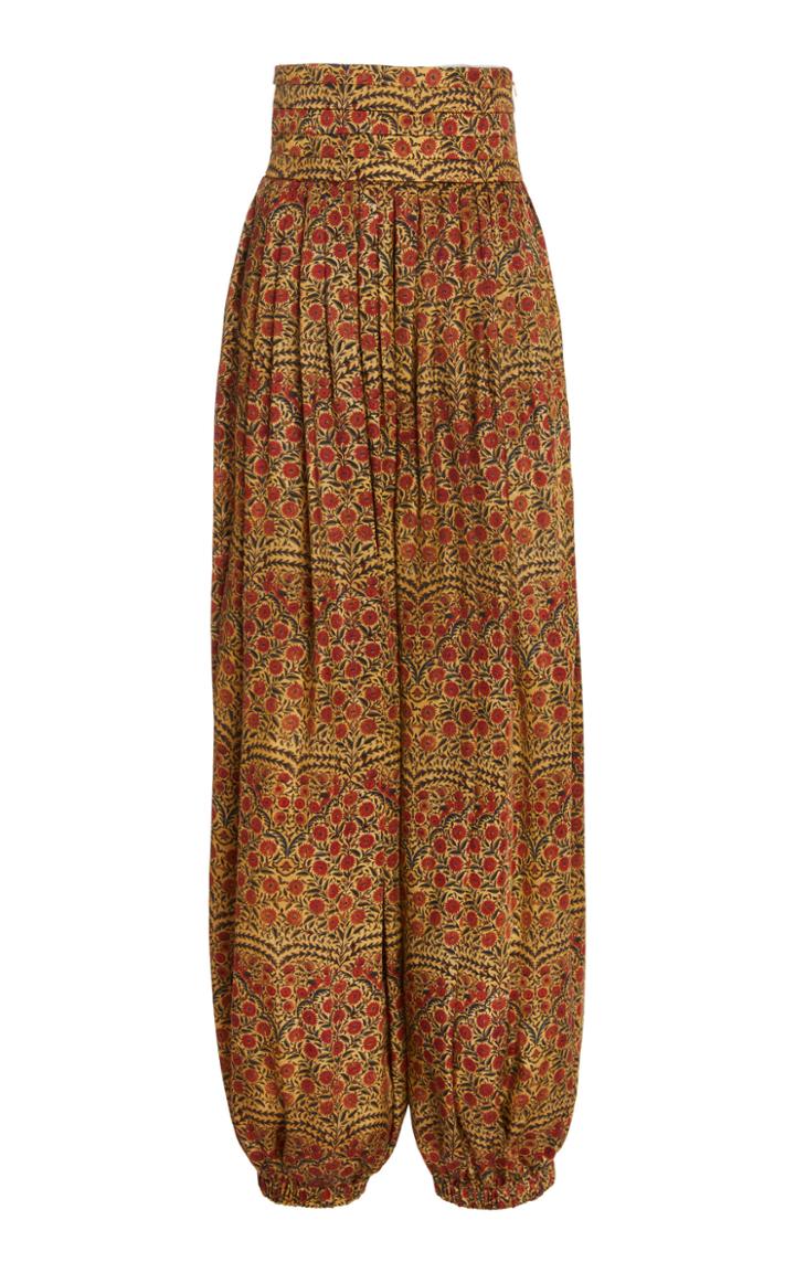 Moda Operandi Khaite Rosie High-waisted Satin Pants Size: 2
