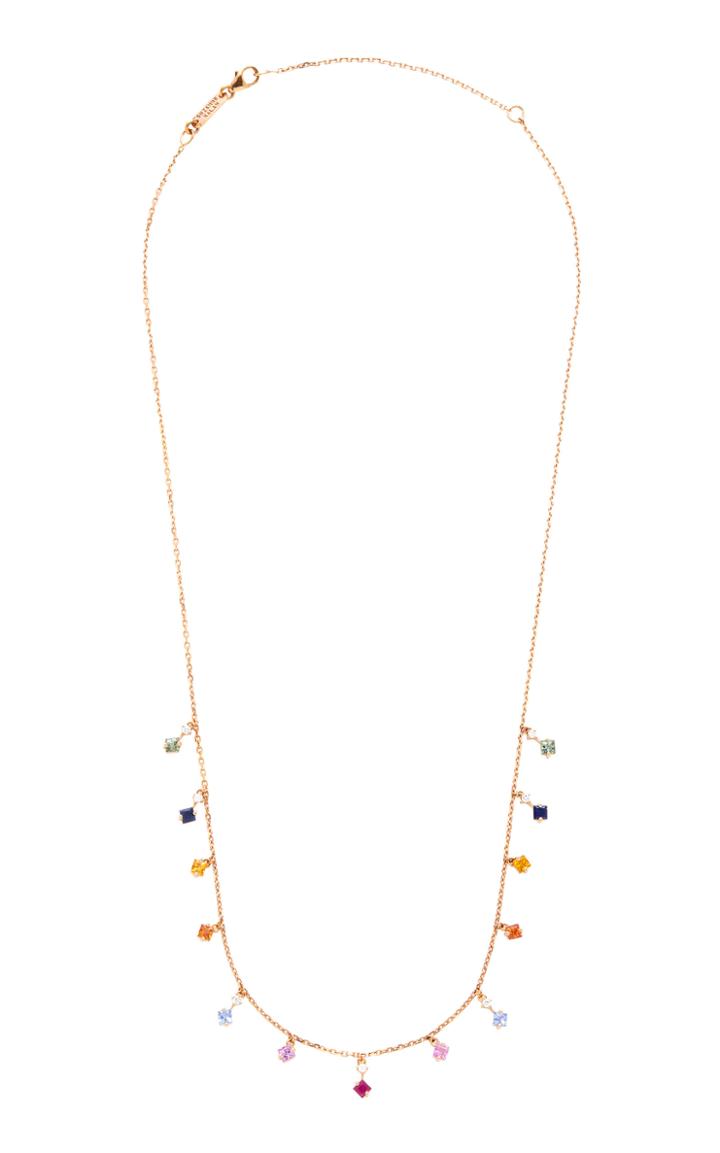 Suzanne Kalan 18k Yellow Gold And Multi-stone Necklace