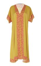 Amelia Brown Printed Floral Caftan