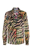 Adriana Iglesias Jammies Roc Silk Satin Jacket