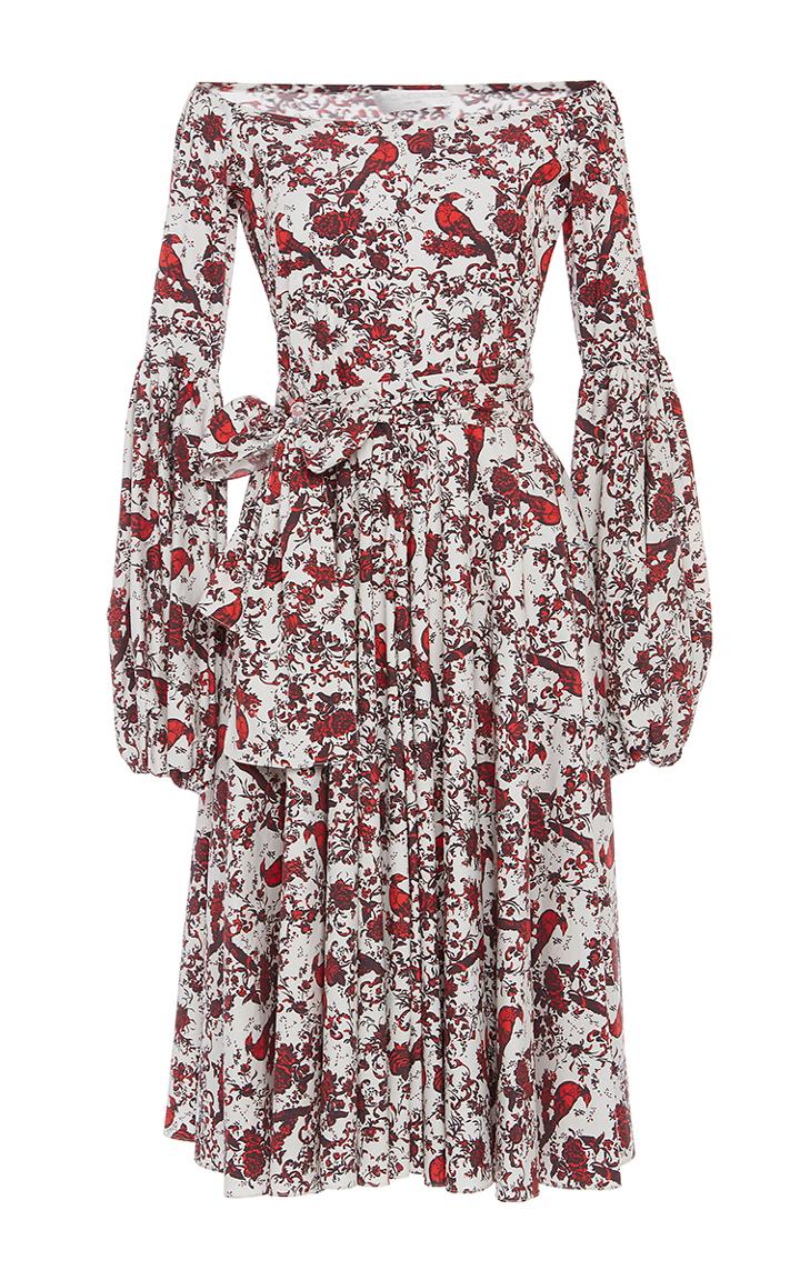 Caroline Constas Gisele Tea Length Dress