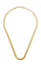 Fallon Gold-tone Herringbone Necklace