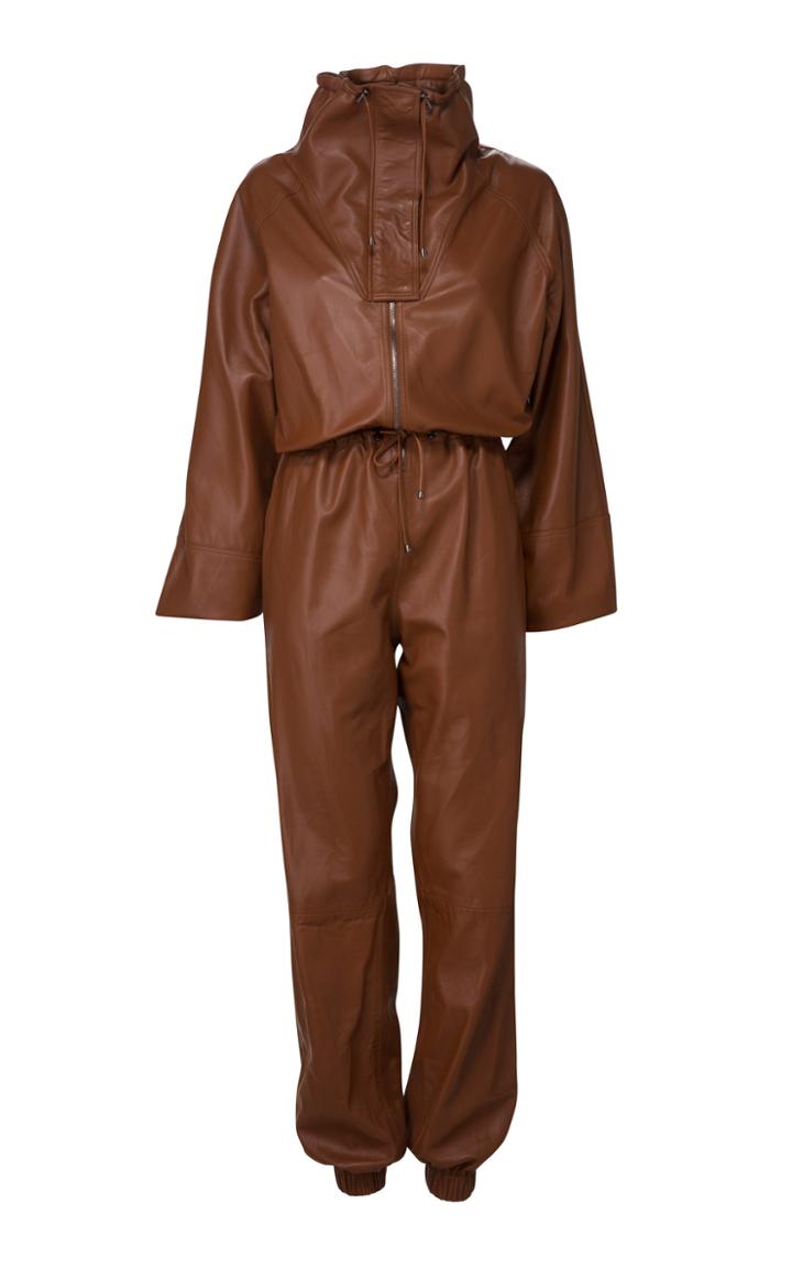 Moda Operandi Dodo Bar Or Piki Leather Jumpsuit