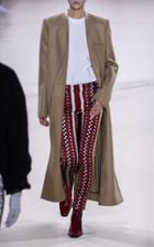 Haider Ackermann Skinny Printed Embroidered Silk-blend Trousers