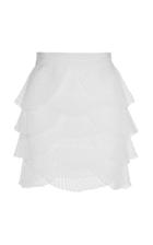 Balmain Scalloped Mini Skirt