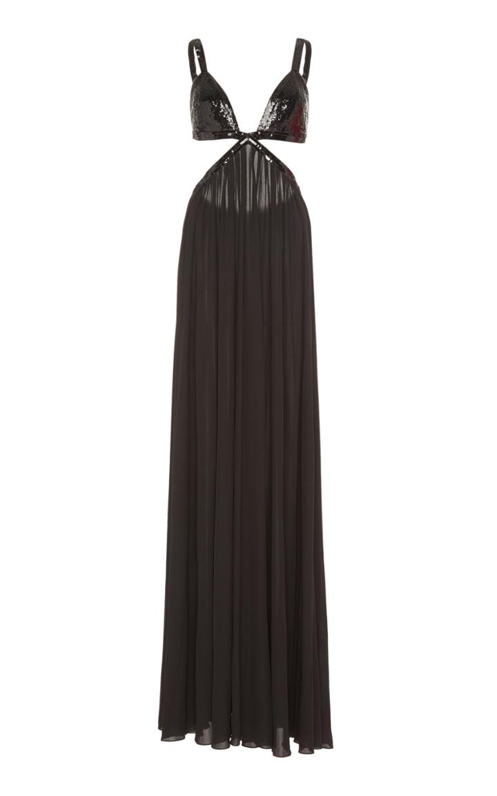 Michael Kors Collection Sequin Embroidered Bikini Gown