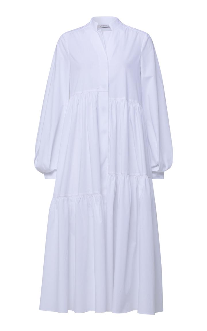 Moda Operandi Dorothee Schumacher Poplin Power Cotton-blend Midi Dress Size: 1