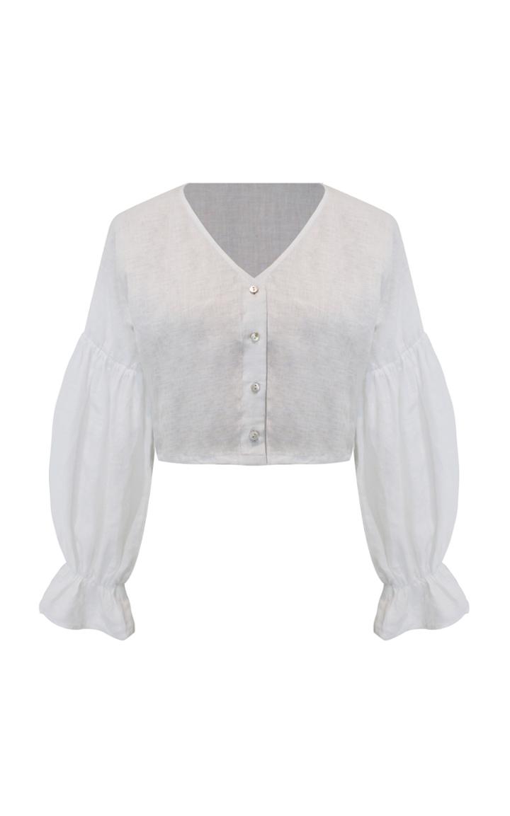 All Things Mochi Christine Linen Top
