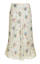 Moda Operandi Paco Rabanne Floral-print Satin Skirt
