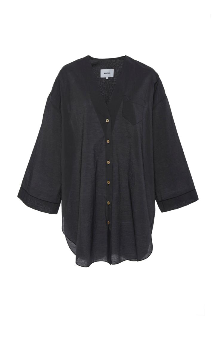 Nanushka Nani Cotton Blend Oversized Top