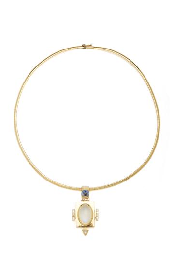 Ark Devi 18k Gold Multi-stone Necklace