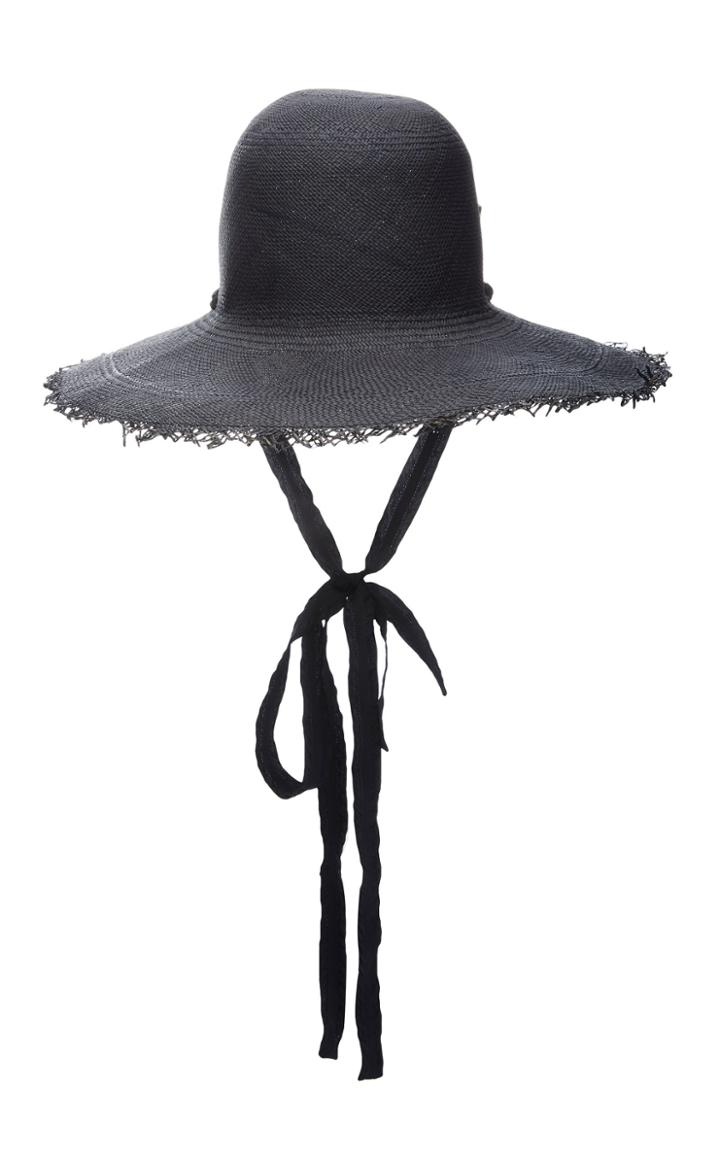 Brock Collection Frayed Straw Sun Hat