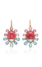 Irene Neuwirth One-of-a-kind Watermelon Tourmaline And 18k Rose Gold Drop Earrings
