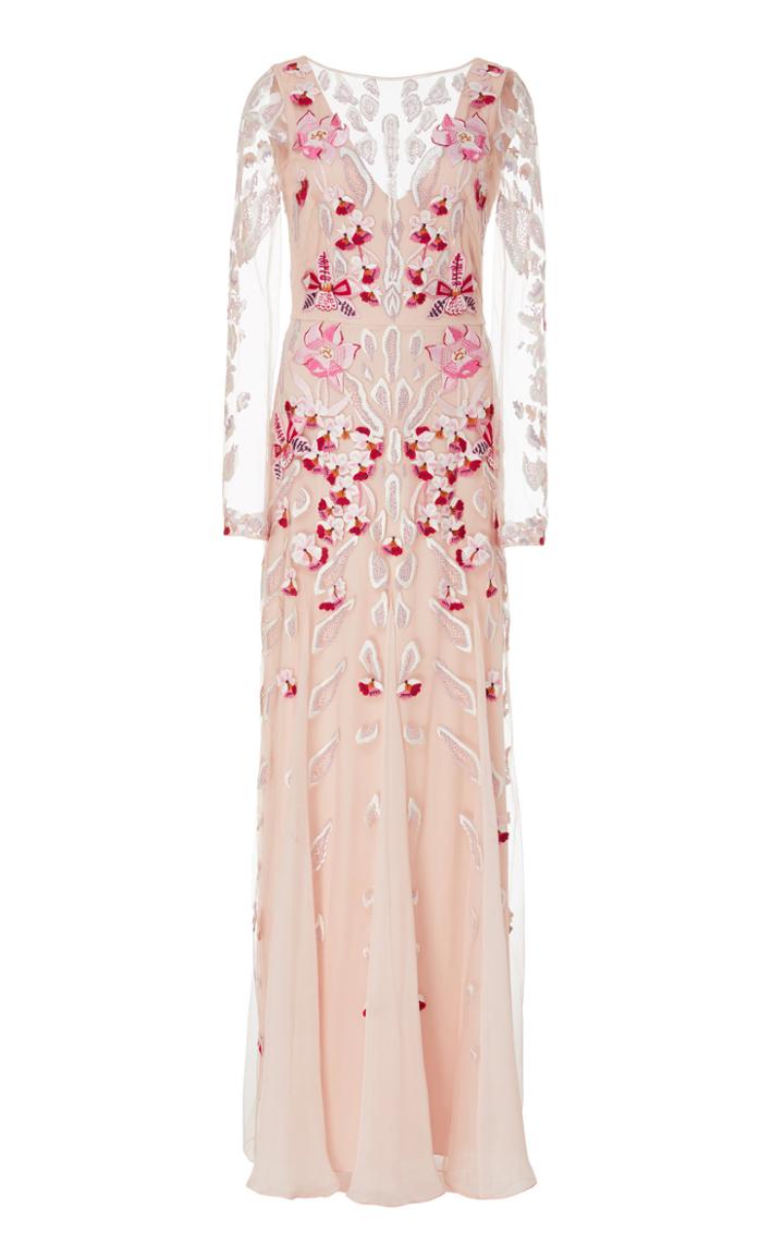 Moda Operandi Temperley London Pardus Sleeved Gown Size: 8