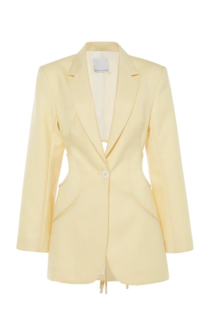 Moda Operandi Christopher Esber Floating Loophole Tie Blazer Size: 6
