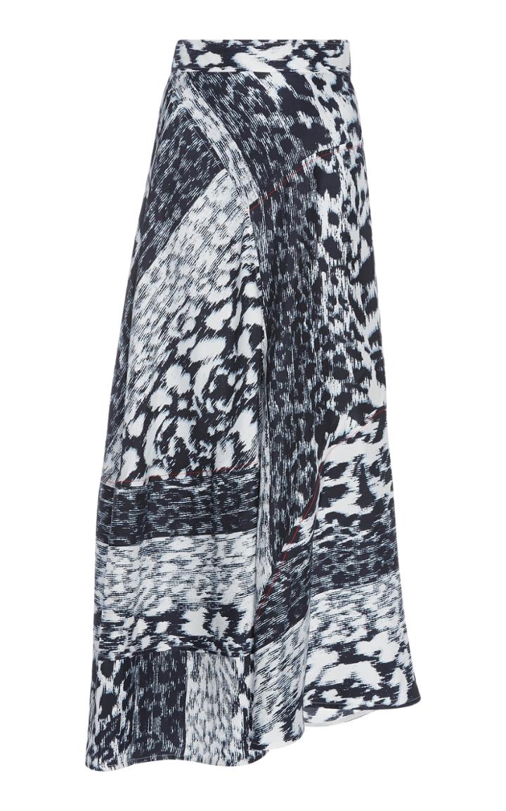 Victoria Beckham High Waisted Midi Skirt