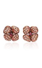 Luz Camino Exclusive Pink Hydrangea Earrings