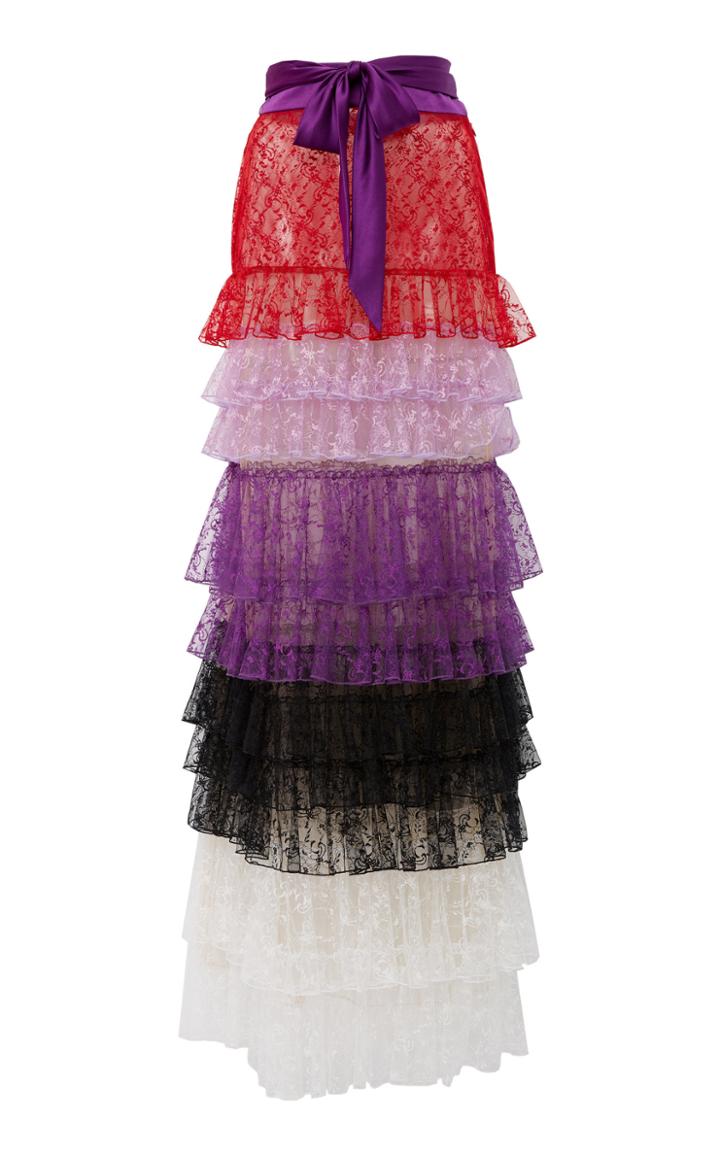 Rodarte Tiered Tulle Skirt