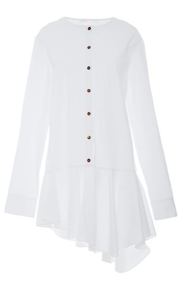 Monographie Ruffled Button Down Top