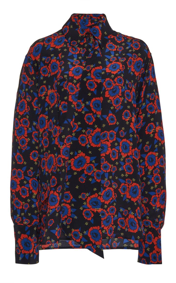 Rokh Patterned Georgette Shirt