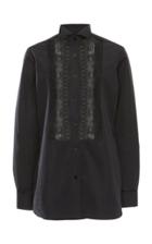 Elie Saab Lace Inset Cotton Blouse