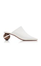 Neous Calanthe Round Heel Leather Mules
