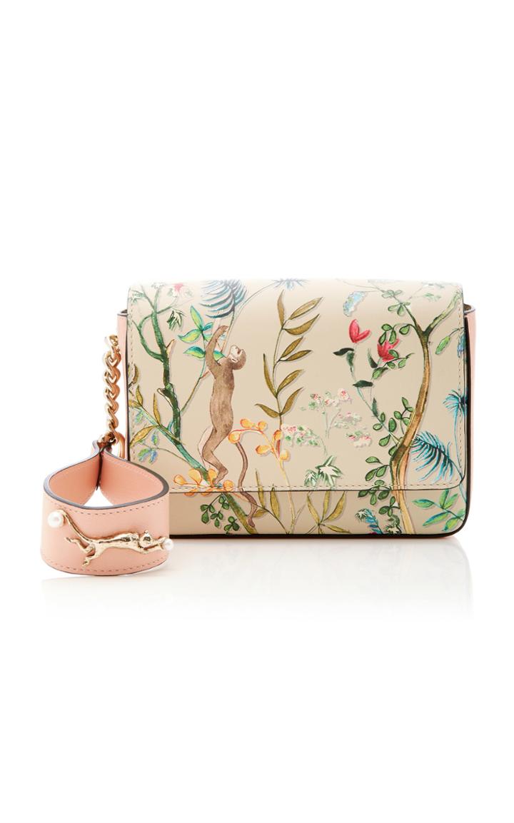 Alberta Ferretti Jungle Print Leather Handbag