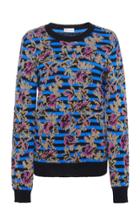 Red Valentino Floral Print Sweater