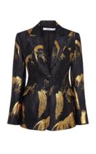 Safiyaa Ambra Metallic Classic Blazer