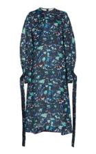 Cyclas Printed Silk-blend Trench Dress