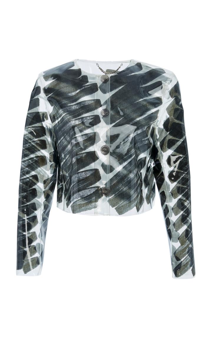 Moschino Printed Pvc Jacket