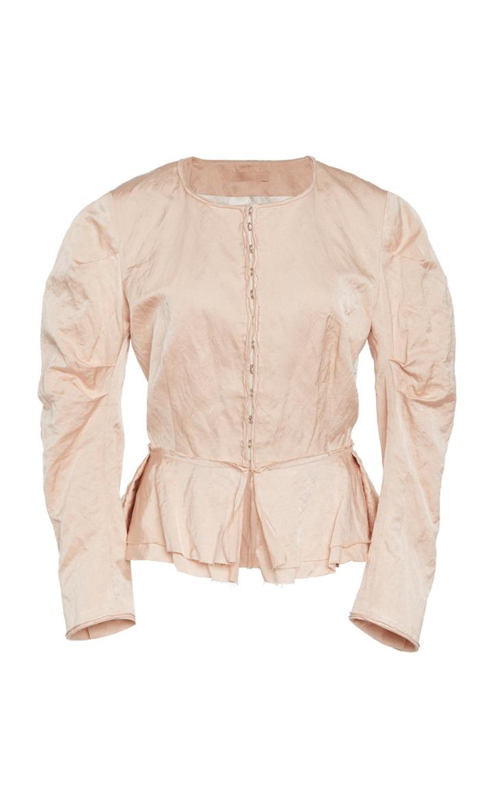 Brock Collection Orth Taffeta Peplum Jacket