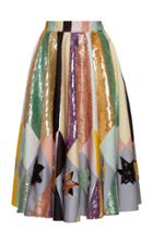 Emilio Pucci Embellished Printed Skirt