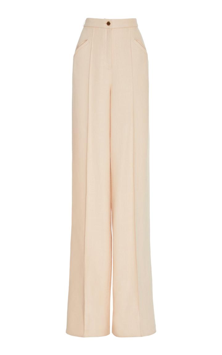 Moda Operandi Brandon Maxwell Creased Wide-leg Twill Pants Size: 2