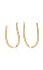 Aron Hirsch Curva 18k Gold Earrings