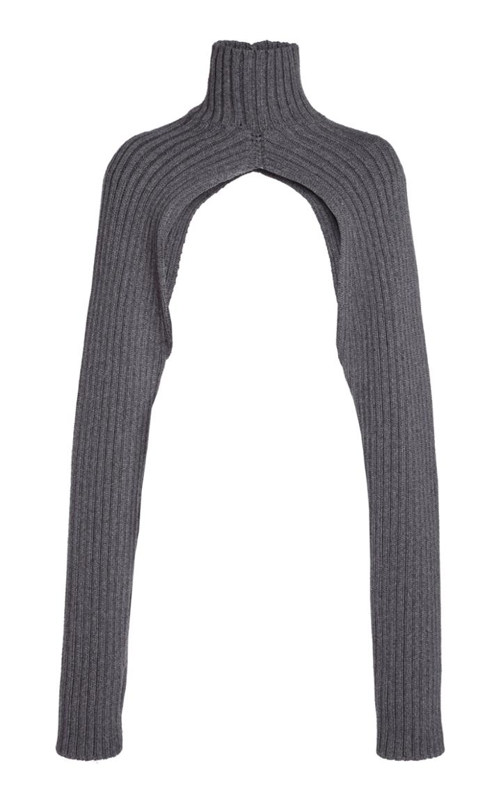 Peter Do Ribbed-knit Turtleneck Shrug