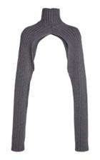 Peter Do Ribbed-knit Turtleneck Shrug