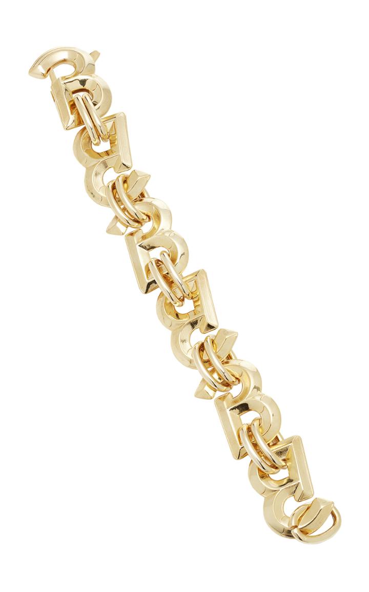 Brandon Maxwell B Chainlink Bracelet