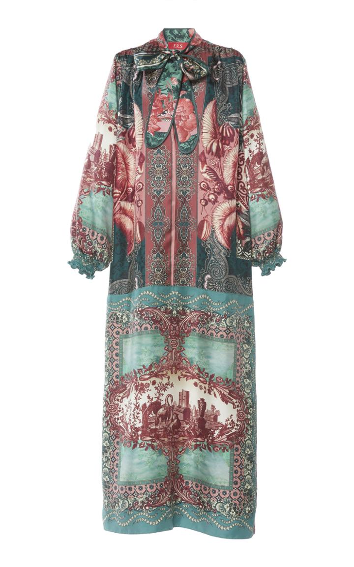 For Restless Sleepers Brizio Silk Twill Dress