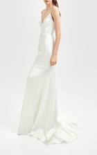 Alex Perry Kate Structured V-neck Gown