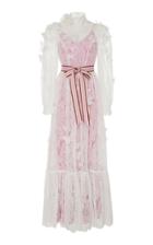 Zimmermann Bow-detailed Fil Coup Lace Maxi Dress