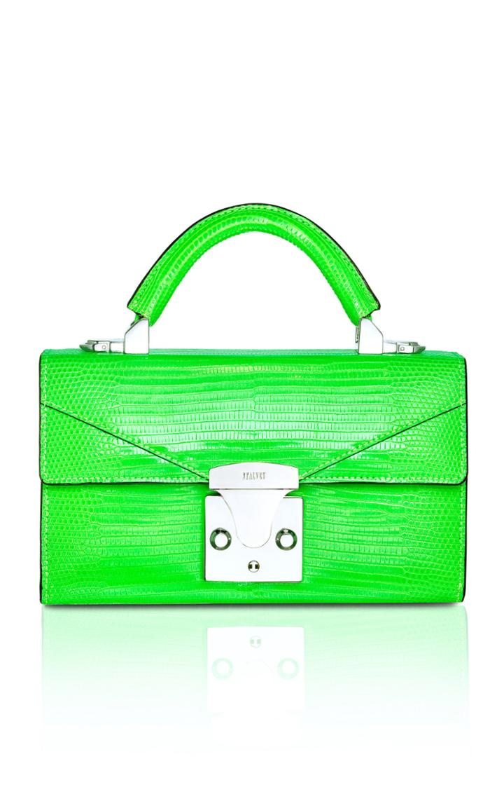 Stalvey Neon Green Mini Lizard Top Handle 2.0