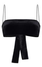 Rasario Velvet Bandeau Top