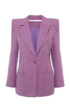 Anna Mason Sharp Tweed Blazer