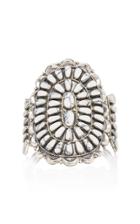 Fallon One-of-a-kind White Turquoise Monumental Cuff
